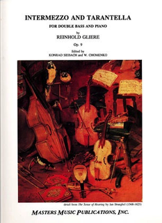LudwigMasters Gliere (Siebach): Intermezzo & Tarantella Op.9 (bass & piano) Masters Music
