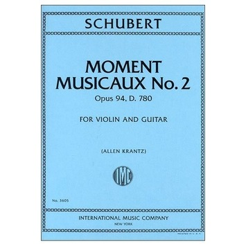 International Music Company Schubert, Franz: Moment Musicaux No. 2 Op. 94 in D (violin & guitar)