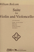 HAL LEONARD Bolcom: Suite (violin & cello)