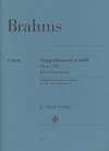 HAL LEONARD Brahms, J. (Zimmermann/Schiff/Struck/Umbreit, ed.): Double Concerto in A Minor, Op. 102, urtext (violin, cello, and piano)