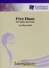 LudwigMasters Burswold, Lee: Five Duos for Violin and Viola, score & parts