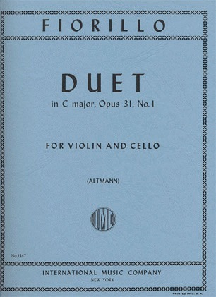 International Music Company Fiorillo, Federico: Duet in C major Op.31 No.1 (Violin & Cello)