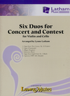 LudwigMasters Latham, Lynne, (arr.): Six Duos for Concert and Contest for Violin and Cello