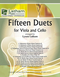 LudwigMasters Latham: 15 Duets (viola & cello)
