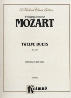 Alfred Music Mozart, W.A.: 12 Duets K.487 (Violin, Viola)