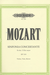 C.F. Peters Mozart, W.A.: Sinfonia Concertante in Eb Major, K.364 (violin, viola, and piano)