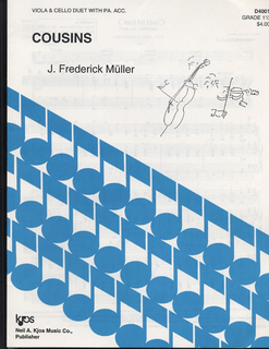 Muller, J. Frederick: Cousins (Viola, Cello & piano)
