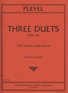 International Music Company Pleyel, I.: Three Duets, Op.30 (Violin & Cello)