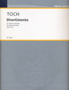 HAL LEONARD Toch, Ernst: Divertimento Op. 37 No.2 for Violin & Viola SCHOTT