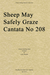 Bach, J.S. (Martelli): Sheep May Safely Graze (string quartet)