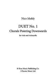 HAL LEONARD Muhly, Nico : Duet No. 1 - Choral Pointing Downwards (viola and cello)
