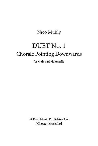 HAL LEONARD Muhly, Nico : Duet No. 1 - Choral Pointing Downwards (viola and cello)