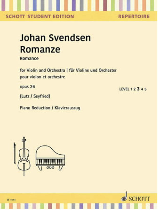 HAL LEONARD Svendsen: Romance, Op. 26 (violin & piano)