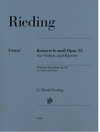 HAL LEONARD Rieding: Violin Concerto in B Minor, Op. 35 (violin, piano)