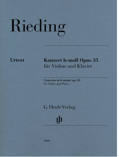 HAL LEONARD Rieding: Violin Concerto in B Minor, Op. 35 (violin, piano)