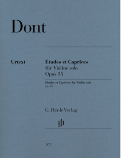 HAL LEONARD Dont: Etudes and Caprices for Violin Solo Op. 35 HENLE (violin, piano)