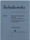 HAL LEONARD Tschaikovsky: Souvenir D'un Lieu Cher, Op. 42 (violin, piano)