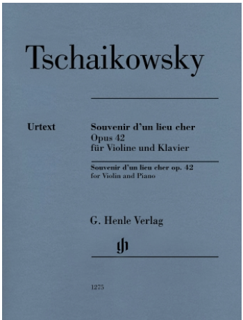 HAL LEONARD Tschaikovsky: Souvenir D'un Lieu Cher, Op. 42 (violin, piano)