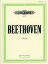 C.F. Peters Beethoven (Hermann): 3 Duets (violin & cello)