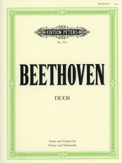 C.F. Peters Beethoven (Hermann): 3 Duets (violin & cello)