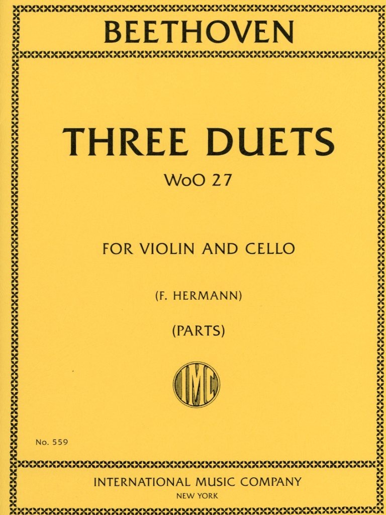 International Music Company Beethoven, L.van (Hermann): Three Duets WoO 37 (Violin & Cello), International