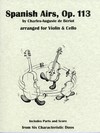 Last Resort Music Publishing de Beriot, Charles-Auguste (Lish): Spanish Airs, Op. 113 (violin & cello, score & parts)