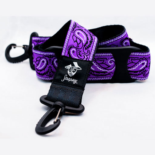 Strapsey Amethyst case strap by ''Strapsey''  (sold individually)