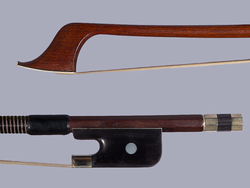 J. Keller French Style bass bow, round | Metzler Violins