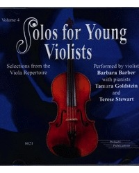 CD Barber: Solos For Young Violists, Vol. 4