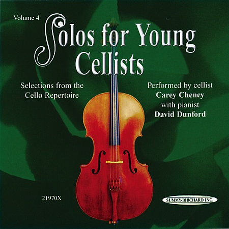 Cheney, Carey: CD Solos for Young Cellists Vol.4