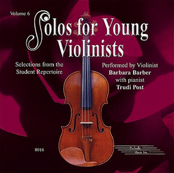 CD Barber: Solos For Young Violinists, Vol. 6