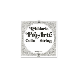 D'Addario Pro-Arte cello 1/8 G string, tungsten/silver, medium - discontinued
