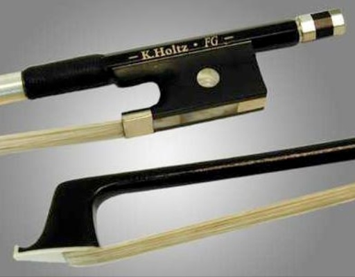 K. Holtz K. Holtz 3/4 fiberglass cello bow with ebony frog and horsehair