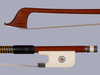 Cello bow, unbranded, ivory/silver