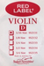Super-Sensitive Red Label violin D 1/16