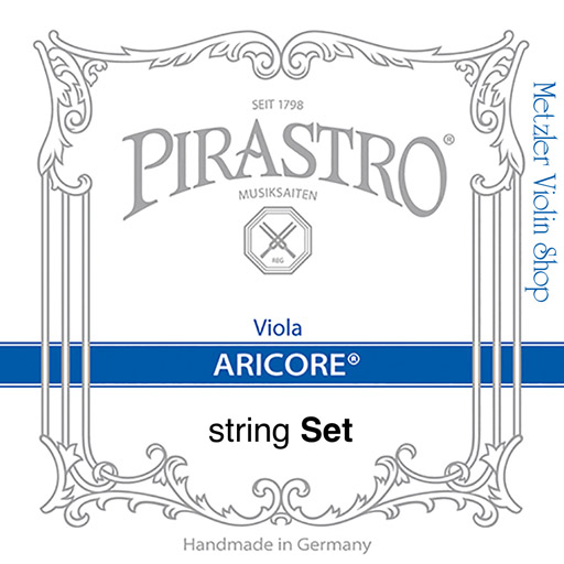Pirastro (Discontinued)  Pirastro ARICORE medium viola string set w. aluminum A & D