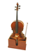 Lemurian Crafts Lemurian Crafts cherry veneer cello stand with bow holder,
