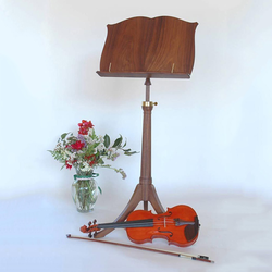 Lemurian Crafts Lemurian Crafts Regency solid desk music stand, 3 wood choices