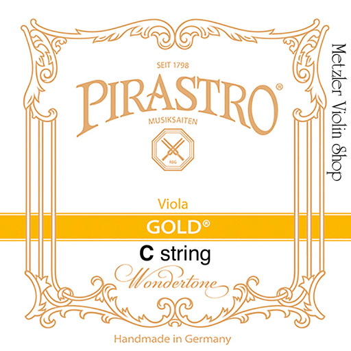 Pirastro Pirastro GOLD 4/4 viola C string, gut/silver, medium (Discontinued)