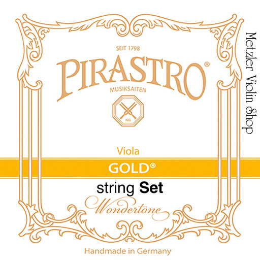 Pirastro Pirastro GOLD 4/4 viola string set, gut core, medium (Discontinued)