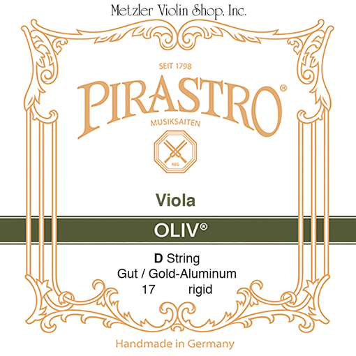 Pirastro Pirastro OLIV viola D string, gut/gold-aluminum, medium, rigid, straight in tube