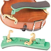 Kun Kun Collapsible MINI Green Violin Shoulder Rest, 1/4-1/16