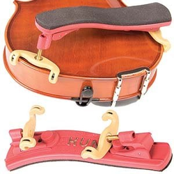 Kun Kun Collapsible MINI Red Violin Shoulder Rest, 1/4-1/16