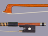 Martin Beilke violin bow, silver/ebony