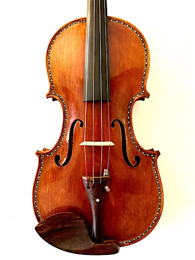 J.I. Strings Hellier Strad model 16" inlaid viola