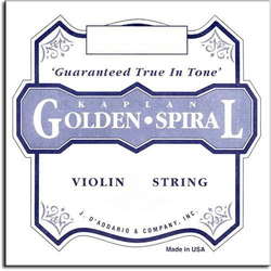 D'Addario D'Addario Kaplan Golden Spiral Solo violin E string, light, ball-end