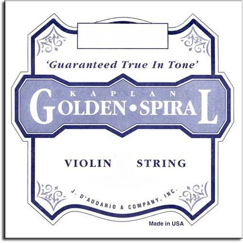 D'Addario D'Addario Kaplan Golden Spiral Solo violin G string- discontinued