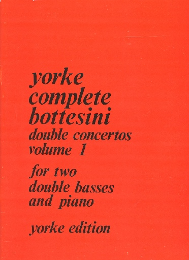 Carl Fischer Bottesini, Giovanni (Slatford): Double Concertos Vol.1 (2 basses & piano)