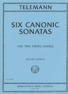 International Music Company Telemann, G.P.: Canonic Sonatas (2 basses)