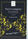 Wiggins, Christopher: Two's Company-Sixteen Little Duets for two equal instruments (violin & cello)